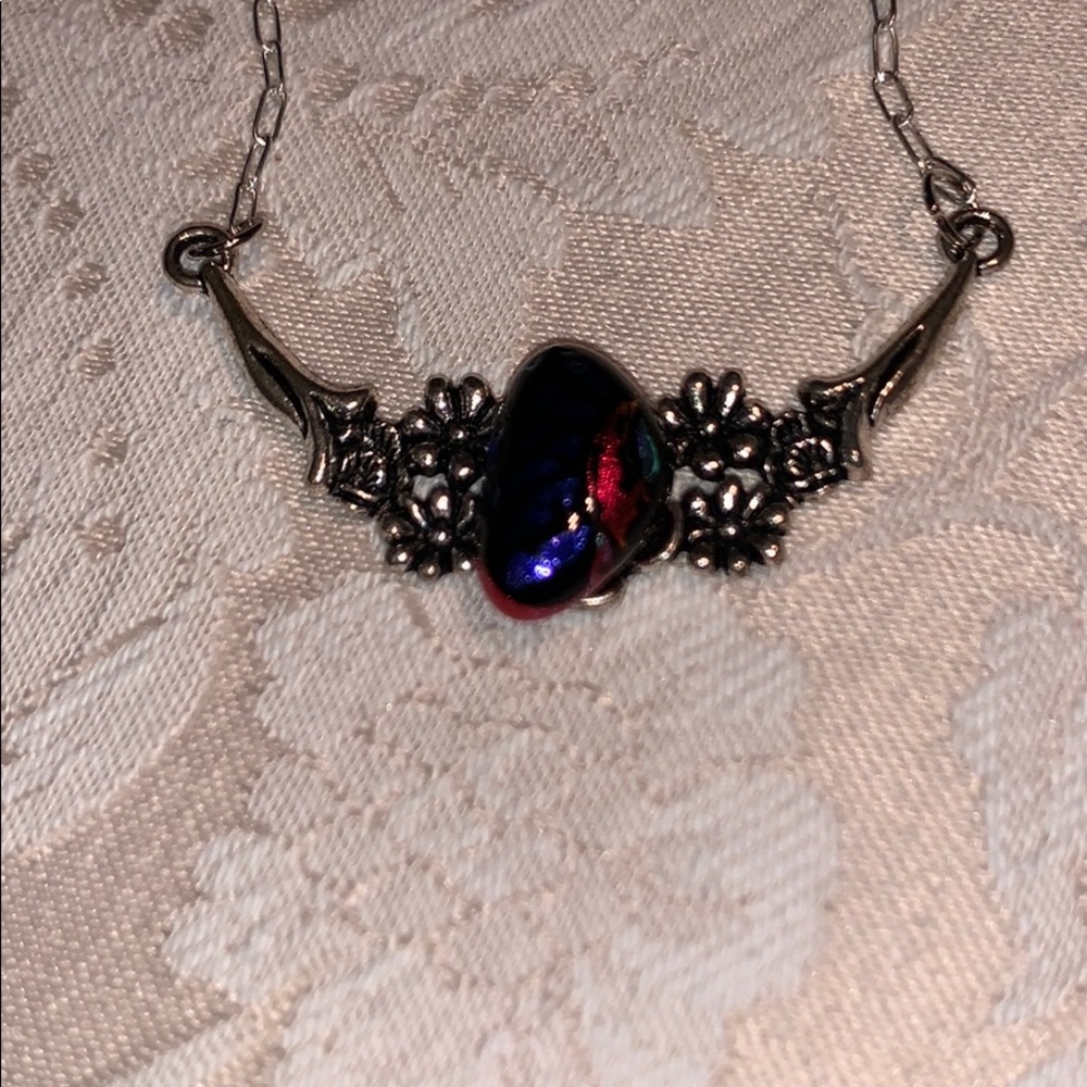 Dichroic necklace